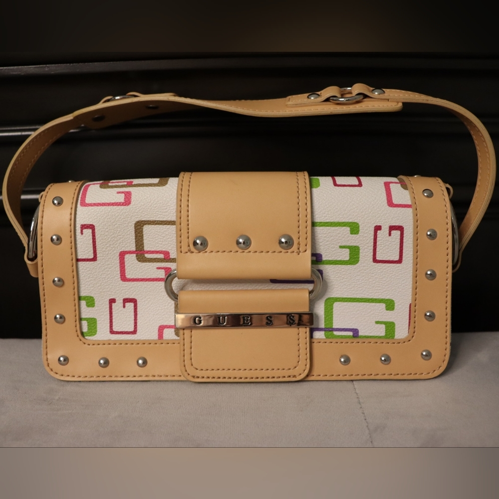 Guess smal Purse, white,Cream,Green,Pink